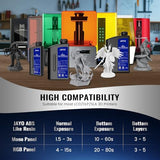 JAYO Water Washable ABS-Like Resin, 3D Printer Resin 405nm UV Standard Rapid Photopolymer Resin for LCD/DLP/SLA 3D Printer, High Precision, Non-Brittle, Low Odor, Easy to Use, Grey 1000g JAYO