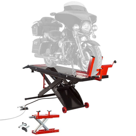 Black Widow BW-PROLIFT-HD Pneumatic ProLift Motorcycle Scissor Lift Table Black Widow