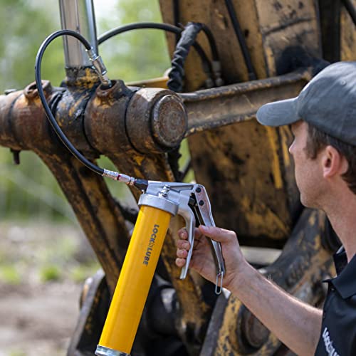 LockNLube Professional Pistol-Grip Grease Gun - WoodArtSupply