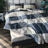 Queen Comforter Set Fluffy Plaid Checkered Pattern Comforter Set Modern Style Geometric Comforter with 2 Pillow Shams Grid Plaid Bedding Comforter for Boys Men All Season Queen Size Bed Comforter Set LifeTB