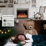 Kentsky Electric Fireplace, 25" Electric Fireplace Inserts, Recessed Fireplace Heater with Remote Control, Adjustable Flame Colors, Timer&Overheating Protection, 750/1500W Kentsky