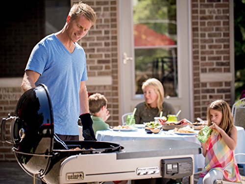 Weber Performer Deluxe Charcoal Grill, 22-Inch, Touch-N-Go Gas Ignition System, Black Weber