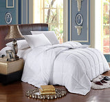 Royal Hotel Bedding White Down Alternative King Comforter with Corner Tabs - Hypoallergenic All-Season Plush Hotel Style Comforter, Duvet Insert King-Size Royal Hotel Bedding