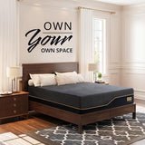 EGOHOME 14 inch Hybrid Full Mattress,Memory Foam Pocket Spring Mattress with Cooling Cover,Bed in a Box,CertiPUR-US Certified,Targeted Support Pressure Relief, 54x75x14 Black MLILY