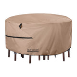 ULTCOVER Round Patio Furniture Cover - Outdoor Waterproof Table with Chair Set Cover 76 inch ULTCOVER