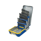 Irwin Tools IRWIN Drill Bit Set, High-Speed Steel, 29-Piece (3018005) IRWIN
