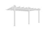 vita Valencia 12' x 16' Attached Vinyl Pergola Vita