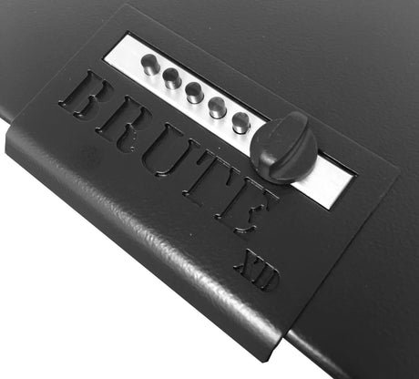 V-Line Ind. Brute XD Tactical Flat Black with Quick Access Simplex Lock with HD Lock Cover to Prevent Punch Through, Tactical Black V-Line