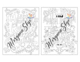 Swear Word Coloring Book for Moms: Motivational Quotes and Doodle Therapy for Stressed Out Moms Who Deserve a Break (and a Glass of Wine!) WoodArtSupply
