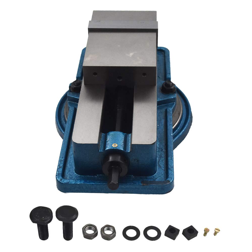 findmall 4 Inch Accuracy Mill Vise 360 Swivel Base Heavy Duty Milling Vise Fit for Milling Shaping and Drilling Machines findmall