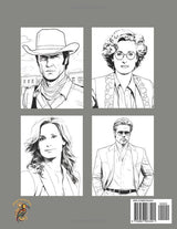 Movie Star Icons Adult Coloring Book: Adult Coloring Book of Famous Movie Stars Past and Present (Icons: A Coloring Series Celebrating Legends) WoodArtSupply
