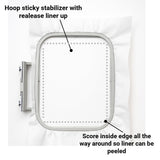 HBI H.B.I. PRODUCTS H.B.I. Peel & Stick Tear Away Embroidery Stabilizer, 12" x 10 Yards HBI H.B.I. PRODUCTS