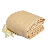 Shatex Shade Panel 10' x 12' Block 90% of Sunlight with Ready-tie up Ribbon for Pergola Gazebo Porch, Wheat Shatex