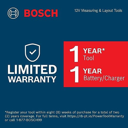 BOSCH GLL3-330CG 200 Ft 12V Max Connected 360 Degree Green-Beam Laser, Includes 2.0 Ah 12V Max Lithium-Ion Battery & Charger, AA1 Alkaline Battery Adapter, Hard Carrying Case, & Accessories - WoodArtSupply