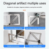 YOOUS 2022 New Premium Corner Angle Finder, Stainless Steel Protractor Digital Angle Finder with Scales, Miter Saw Bevel Gauge and Corner Angle Finder for Woodworking YOOUS