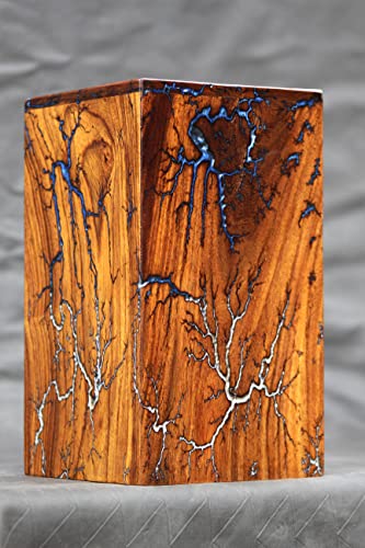 Memorials Large Wooden Urns for Ashes Adult Male/Female - Real Wood Urns for Human Ashes Adult Female/Male - Cremation Urns for Adult Ashes up to 250 Merit wooden craft