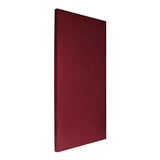 ATS Acoustics Sound Absorbing Microsuede Fabric Studio Acoustic Panel Wall Art 24" x 48" x 2" Square Edge (Wine) ATS Acoustics