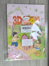 3D Pen Printing Drawing Book, Reusable Colorful Thick Paper Template with A Temperature Resistant Transparent Board, 40 Original Patterns Painting Graffiti Copy Book for Kids DIY Gift SONGTIY