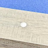 Hathaway Newport 7-ft Pool Table Combo Set with Benches - Rustic Grey with Blue Felt Hathaway