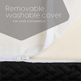 Milliard Memory Foam Futon Mattress - Full Size (Frame Not Included) (Black), 71"52"x6" Milliard