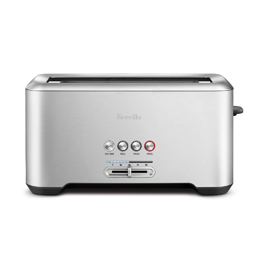 Breville Bit More Toaster 4 Slice BTA730XL, Brushed Stainless Steel Breville