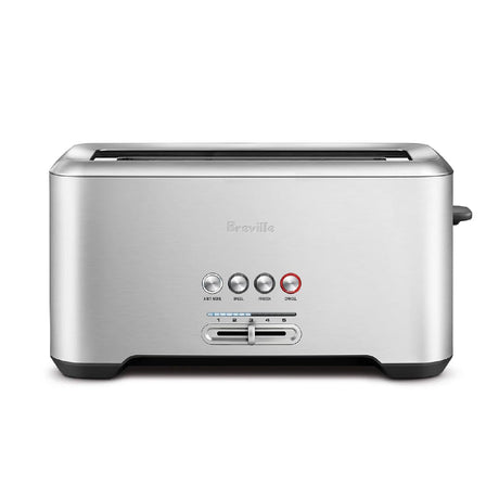 Breville Bit More Toaster 4 Slice BTA730XL, Brushed Stainless Steel Breville