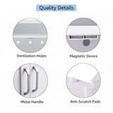 beeNbkks Cat Litter Box Furniture, Cat Washroom Hidden Litter Box Enclosure with 2 Entrances, Cat House Storage Nightstand, Wooden Pet Crate Furniture beeNbkks