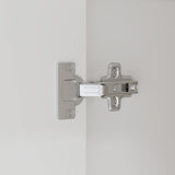 AGOTENI 47.2" W Reception Desk Front Desk with Counter, Light & Lockable Drawers, Modern Retail Checkout Counter with Keyboard Tray & Side Cabinet for Lobby Store Salon, White AGOTENI