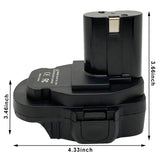 JFQWLE Adapter Compatible with Makita 18V LXT Lithium Battery BL1830 BL1850 BL1860 BL1840 to Replacement for Makita 18 Volt Ni-Cd/Ni-Mh Cordless Tool Battery JFQWLE