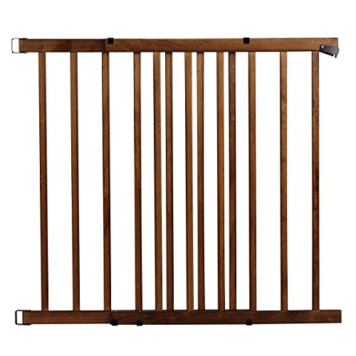 Evenflo Walk-Thru Top Of Stairs Baby Gate (Farmhouse Collection), 48"W x 32"H - WoodArtSupply