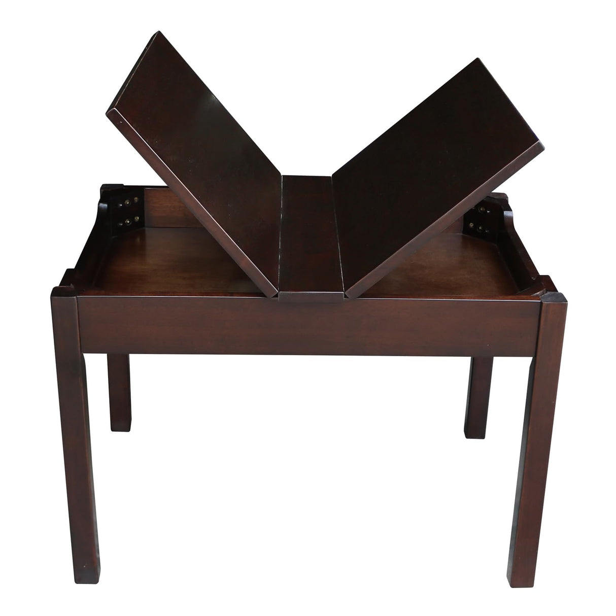 International Concepts Juvenile Table with Lift Up Top for Storage, Java Finish IC International Concepts