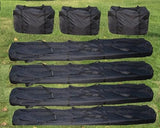 DELTA 40'x20 PVC Marquee Tents for Parties, Outdoor Wedding Party Tent, Heavy Duty Fire Retardard Waterproof Canopy, Outdoor Event Shelter Gazebo + 7 Storage Bags DELTA