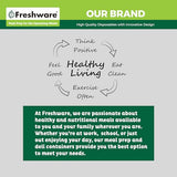 Freshware Plastic Portion Cups with Lids [2 Ounce, 100 Sets] Disposable Plastic Cups for Meal Prep, Salad Dressing, Jellos Shot Cups, Souffle Cups, Condiment and Dipping Sauce Cups Freshware