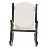 EXCEART 5pcs Office Practice White Embryo DIY Chair Craft Sublimation Craft Sublimation Slate Blanks Table Top Decor Picture Frames Sublimation Decoration Commemorate Table Card Wooden EXCEART