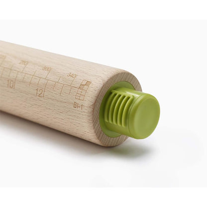 Joseph Joseph PrecisionPin Baking Adjustable Rolling Pin - Consistent and Even Dough Thickness for Perfect Baking Results, Multicolor