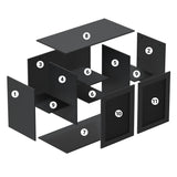 REPTI ZOO Reptile Aquarium Terrarium Wooden Stand and Cabinet with Adjustable Shelf for 48L x 18W inch Amphibian/Fish Sea Salt Water Tank Terrarium(Cabinet Only) REPTI ZOO