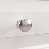 MOUMON Chest of Drawers 9 Drawer Dresser, Modern Contemporary Dresser with Sliver Handles, Wooden Legs, 9 Drawer Cabinet White Dresser for Bedroom (55.1”W x 15.7”D x 37”H) MOUMON