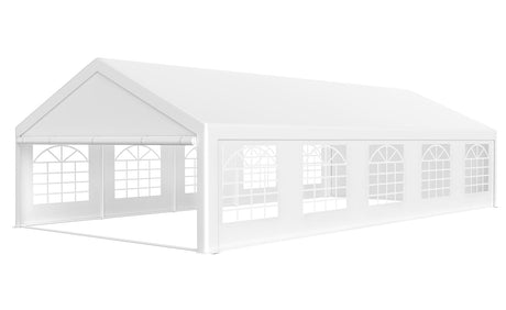 20x40ft Party Tent Outdoor Wedding Tent Heavy Duty Large Canopy Carport Commercial Tent with Removable Sidewalls for Parties, Wedding, Outdoor Events PeakPursuit