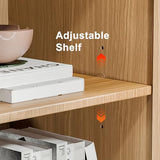 Casaphoria 72" H Wooden Bookcase, Heavy Duty Bookshelves, 6-Tier Wide Bookshelf with Large Storage Space for Home Office, 72" H x 31" W x 16" D, 126Lb, Oak Casaphoria