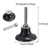 Saiper 10pcs 2 Inch 80 Grit Roll Lock Flap Sanding Disc Quick Change Zirconia Alumina Grinding Wheels with 1/4" Shank Pad Holder for Rotary Tools Die Grinder Polishing Metal Iron Rust Removal Saipor