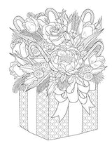 Creative Haven Christmas Florals Coloring Book (Adult Coloring Books: Christmas) Dover Publications