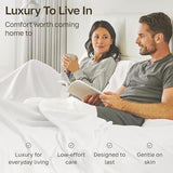 California Design Den 100% Egyptian Cotton Sheets King Size Bed Set - Certified Authentic Luxury, Soft and Durable Sateen, Deep Pocket King Size Egyptian Cotton Sheets Set - Grey California Design Den