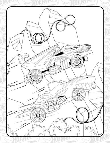 Hot Wheels: Giant Coloring Book