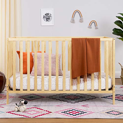 DaVinci Union 4-in-1 Convertible Crib in Natural, Greenguard Gold Certified, 1 Count (Pack of 1) - WoodArtSupply