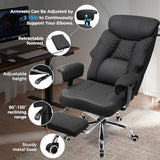 GTRACING Big and Tall Office Chair 400LBS Wide Ergonomic Fabric Deluxe Embossing Designed Gaming Chair with Foot Rest,150°Reclining Adjustable Armrests Pocket Spring Back Support and Pillow GTRACING
