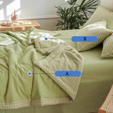 RDIAYDN Quilted Bedspread Double Single, Summer Duvet for Double Bed, Lightweight Summer Quilted Comforter Soft and Breathable for All Seasons (I,220 x 240 cm) RDIAYDN