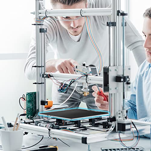 Mefine Creality Ender 3 Glass Bed Upgraded 3D Printer Tempered Glass Plate Build Surface for Ender 3/Ender 3 Pro/Ender 3 V2/Ender 5/Ender 5 Pro/Ender 3 S1, 235x235x4mm Mefine