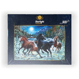 MyPuzzle Winter Horses - Premium 500 Piece Jigsaw Puzzle for Adults MyPuzzle.com