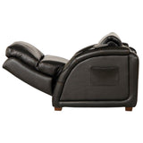 Catnapper Decompress Power Zero Gravity Recliner in Italian Black Leather Catnapper