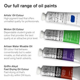 Winsor & Newton Winton Oil Color Paint, Basic Set, 10 x 21ml Tubes Winsor & Newton